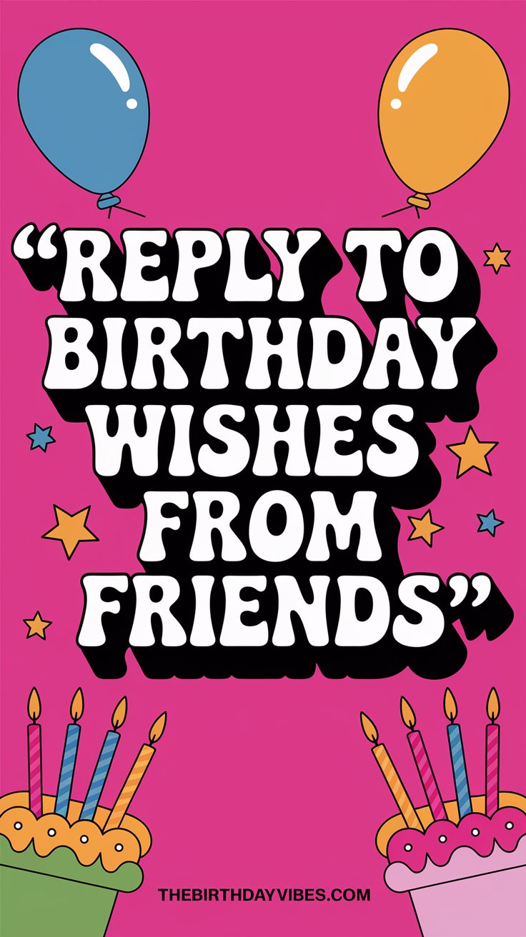 reply to birthday wishes from friends
