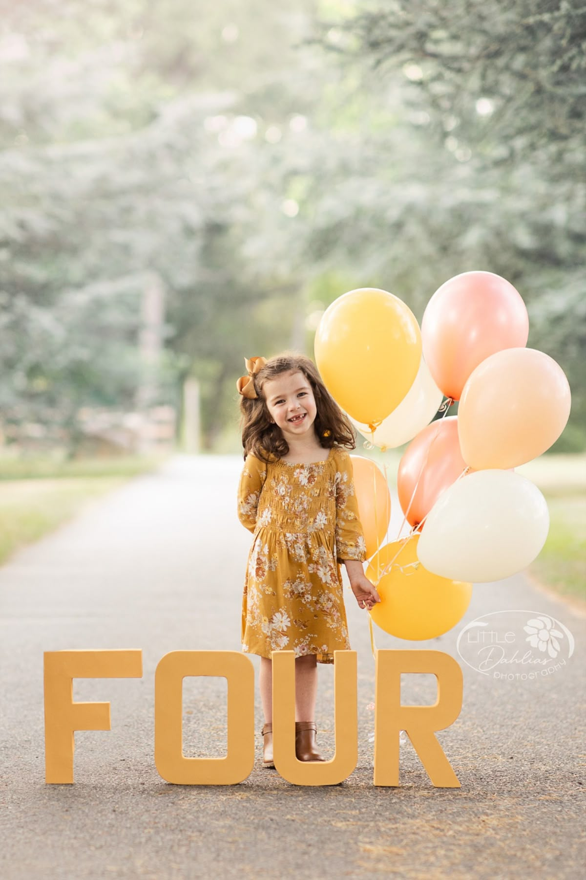 4th Birthday Photoshoot Ideas for Baby Girl