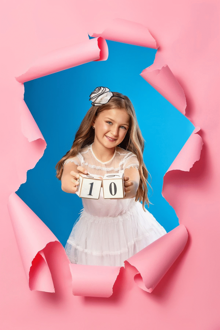 15 Gorgeous 10th Birthday Photoshoot Ideas for Girl