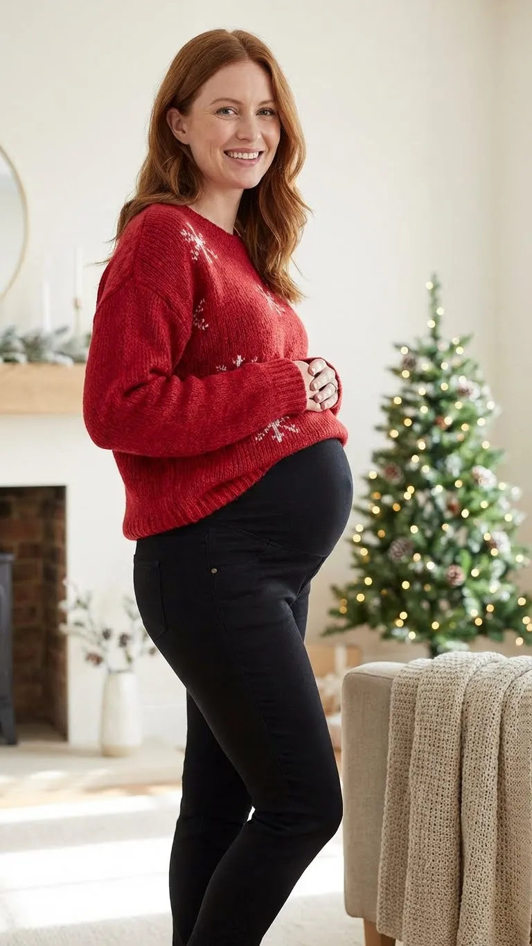 12 Cute Winter Birthday Outfit Ideas for Pregnant Women