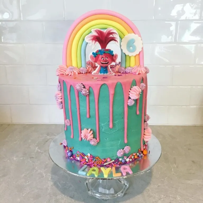 16 Trolls Birthday Cake Ideas Bursting with Colors and Joy