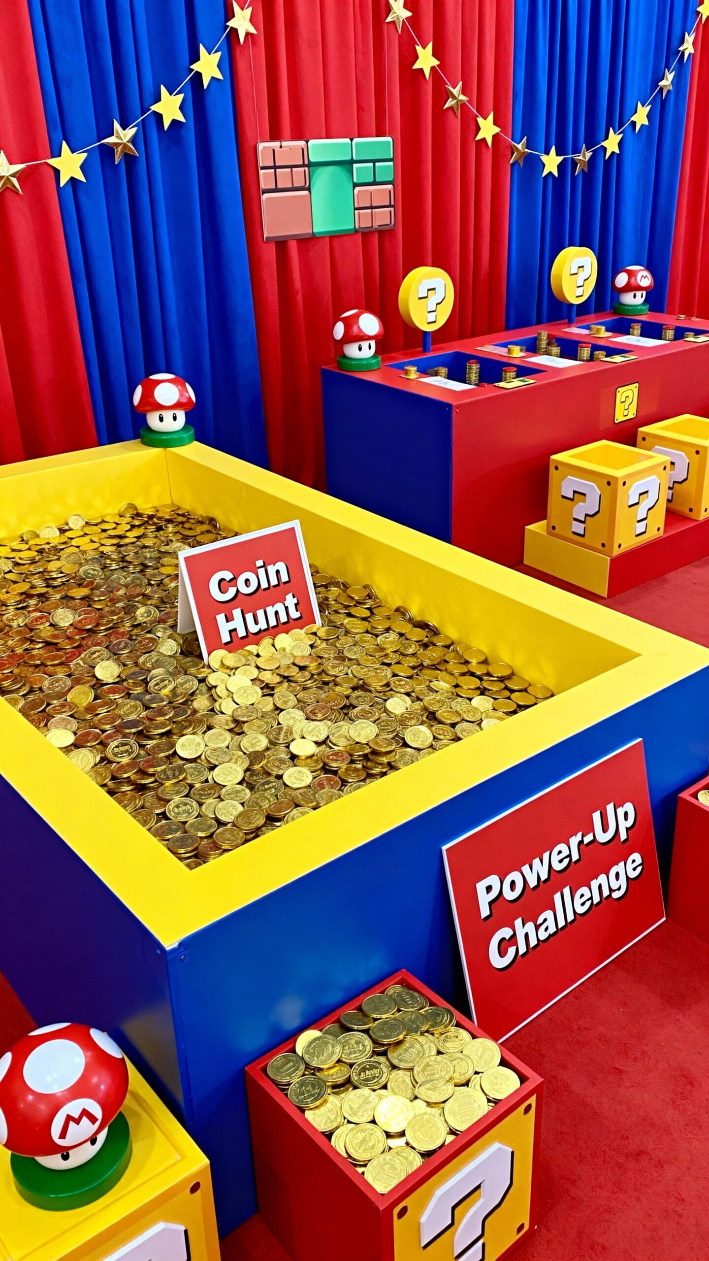 adventurous mario themed interactive coin collecting games