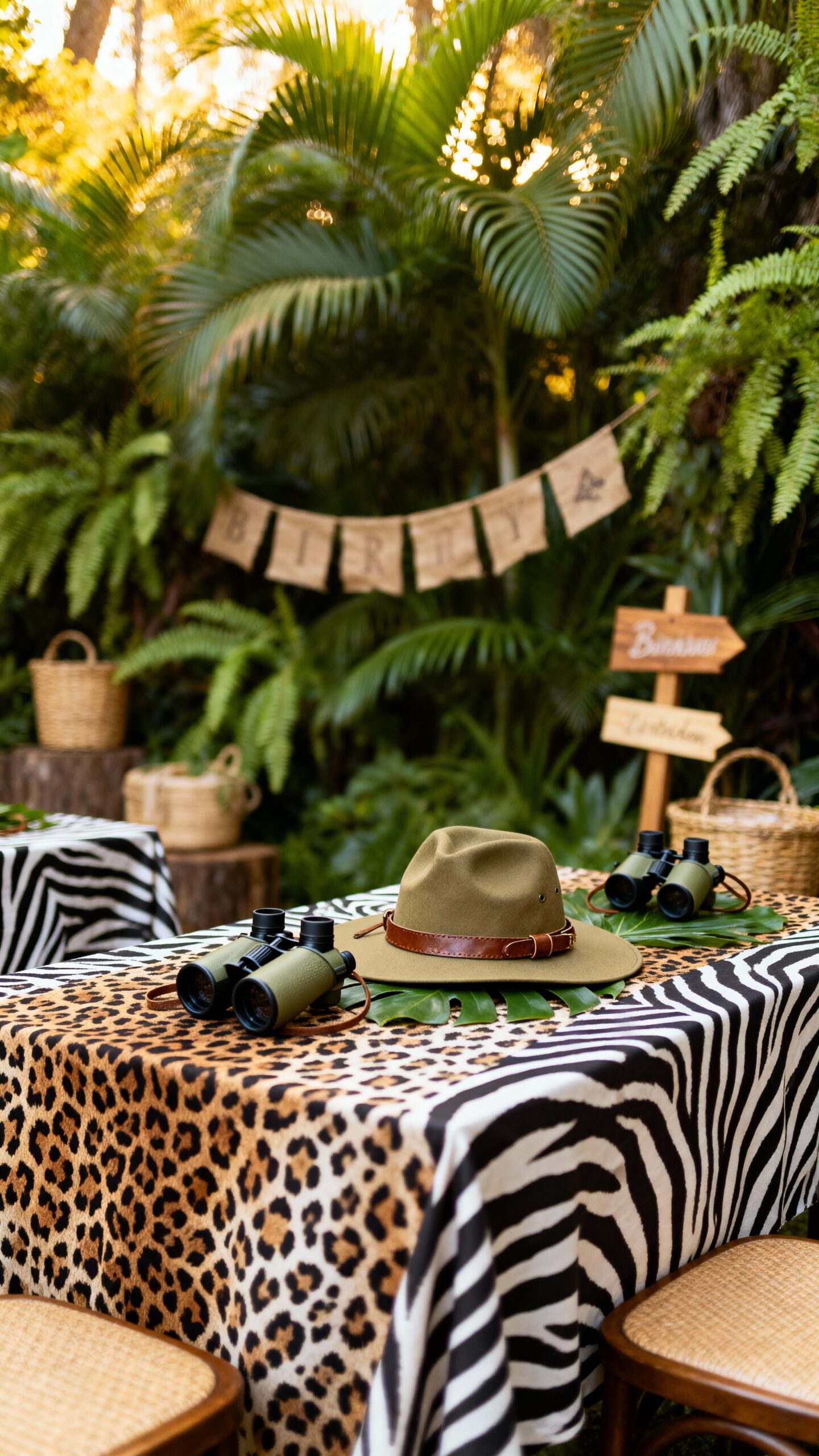 adventurous safari explorer party invitations