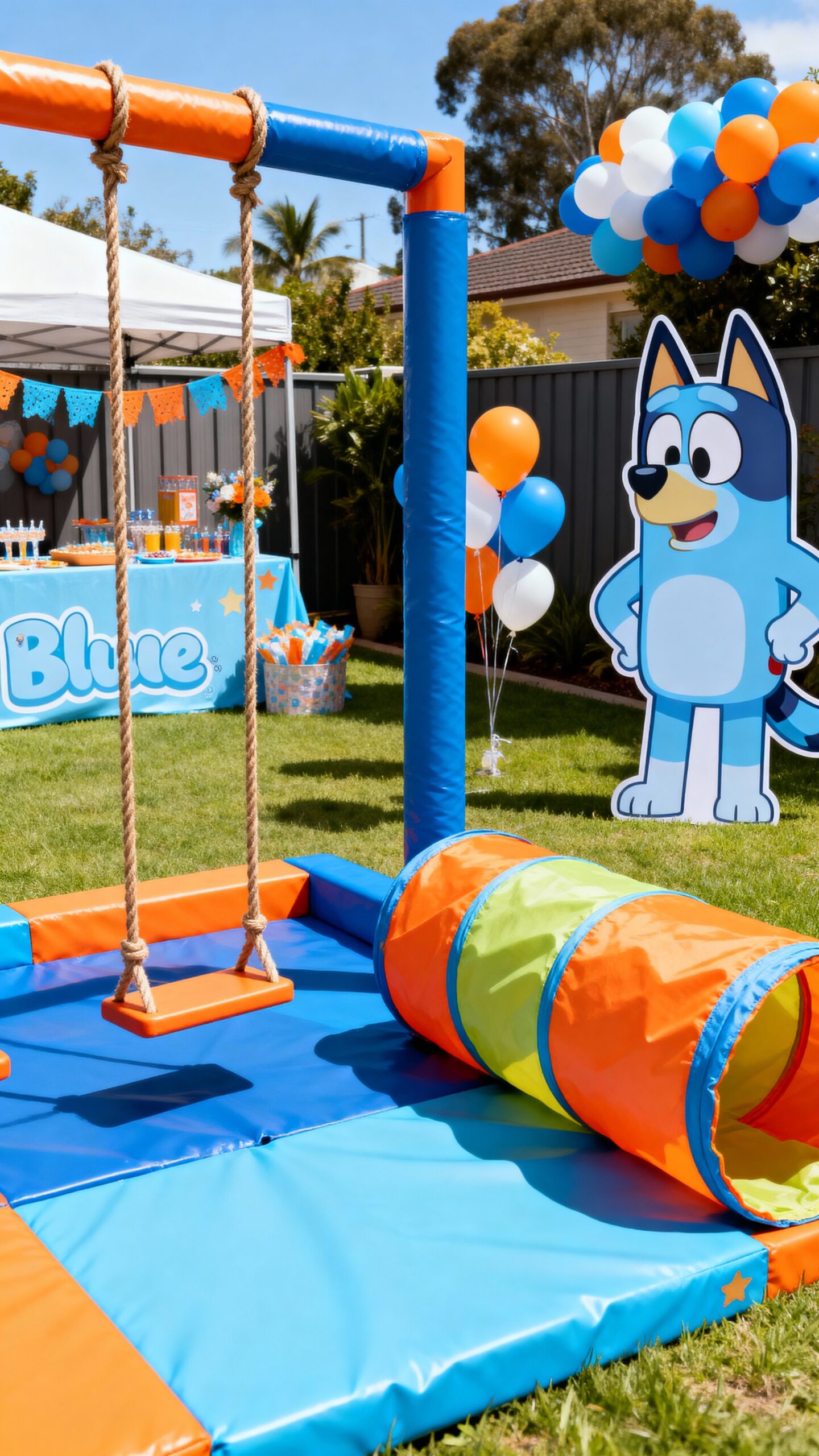 backyard adventure obstacle playful challenge