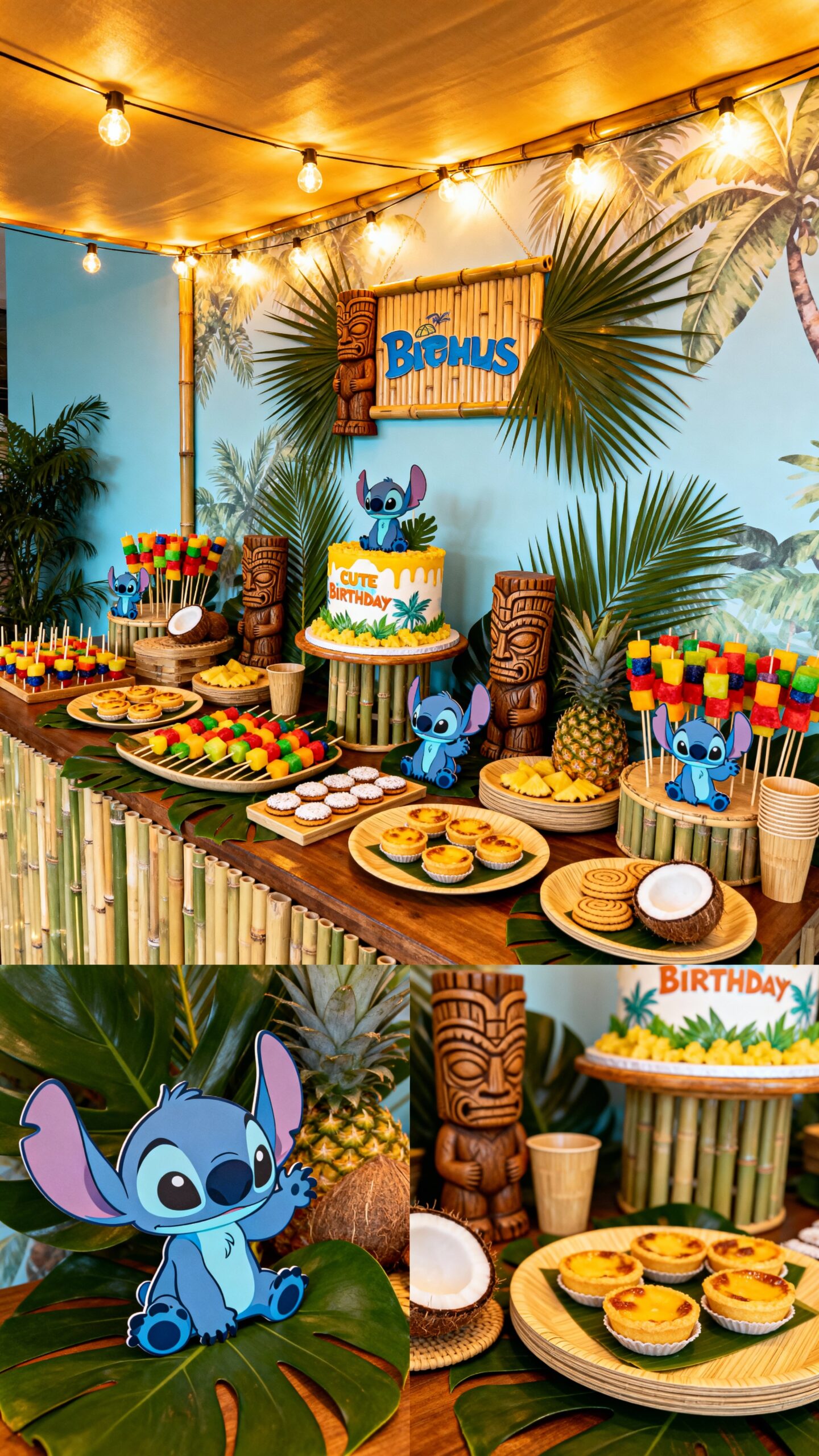 bamboo snacks island style