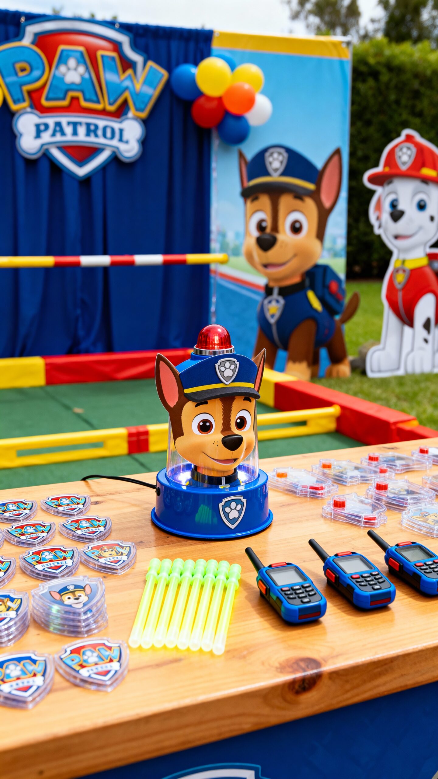 chase light siren craft