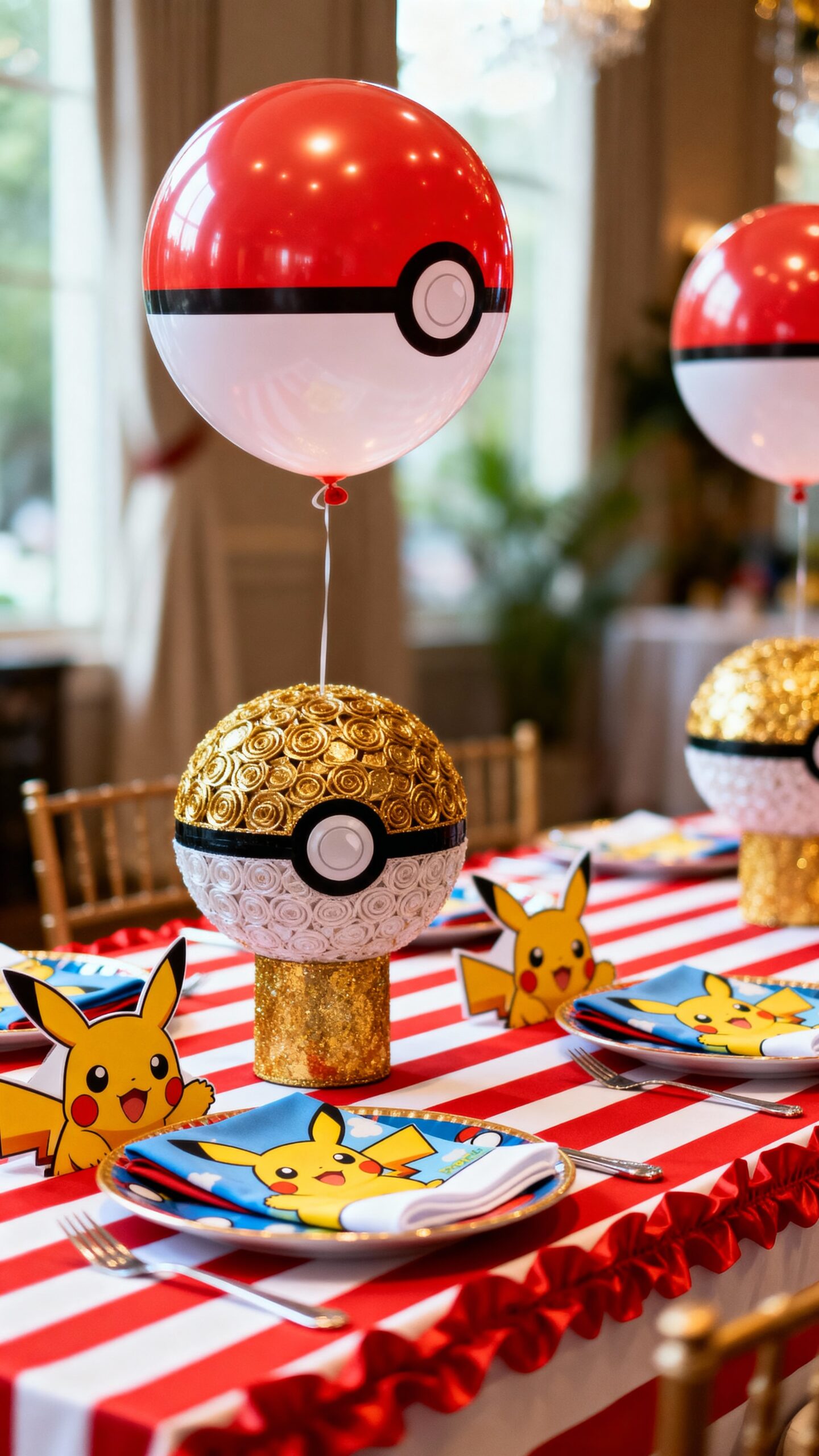 diy pokeball decorations and settings