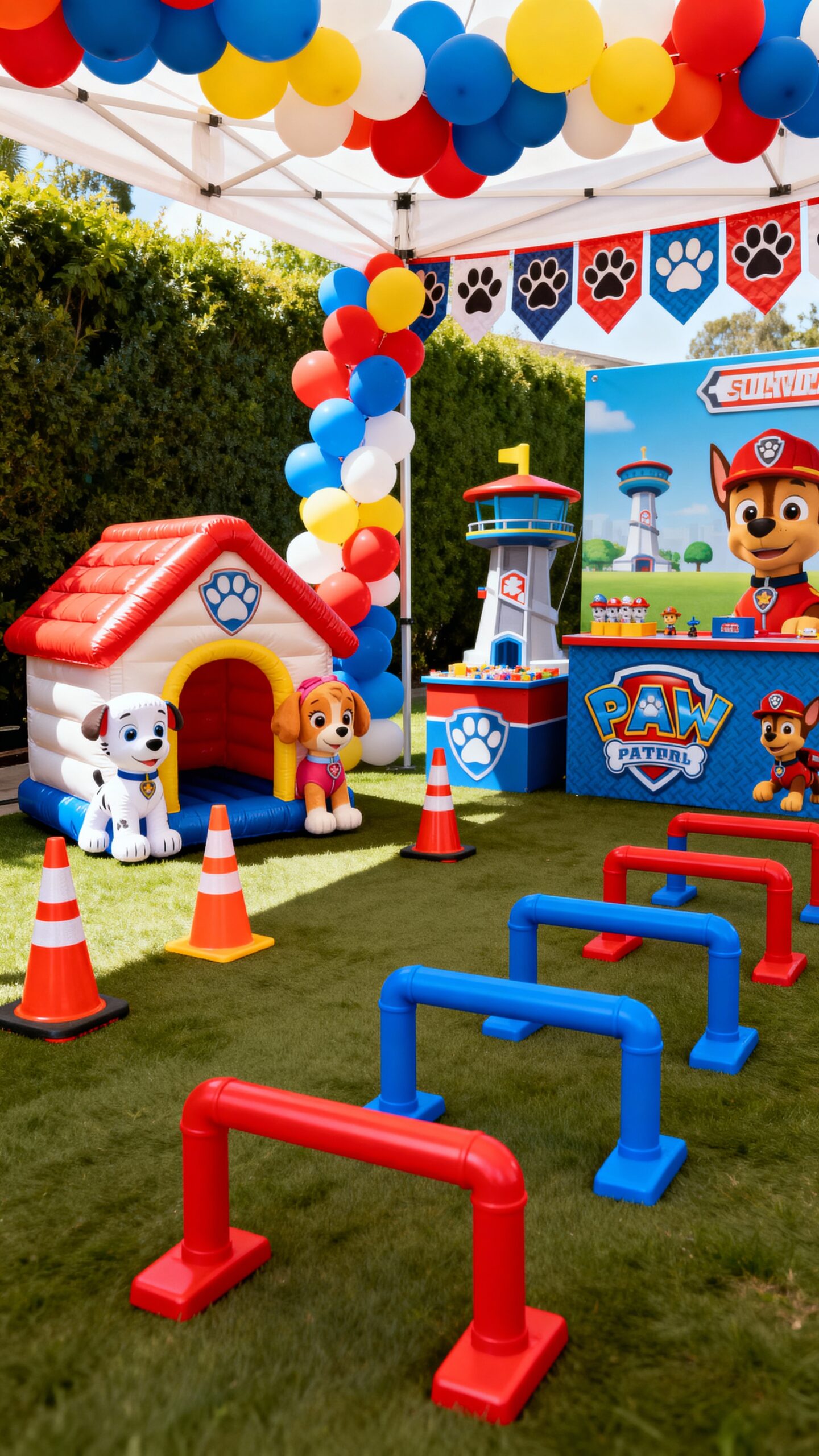 diy pup pals obstacle course