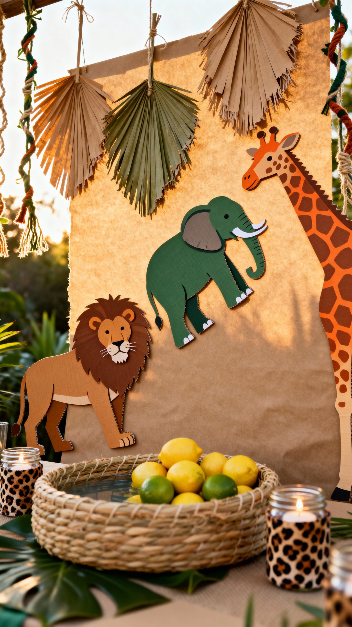 household items safari decorations budget friendly