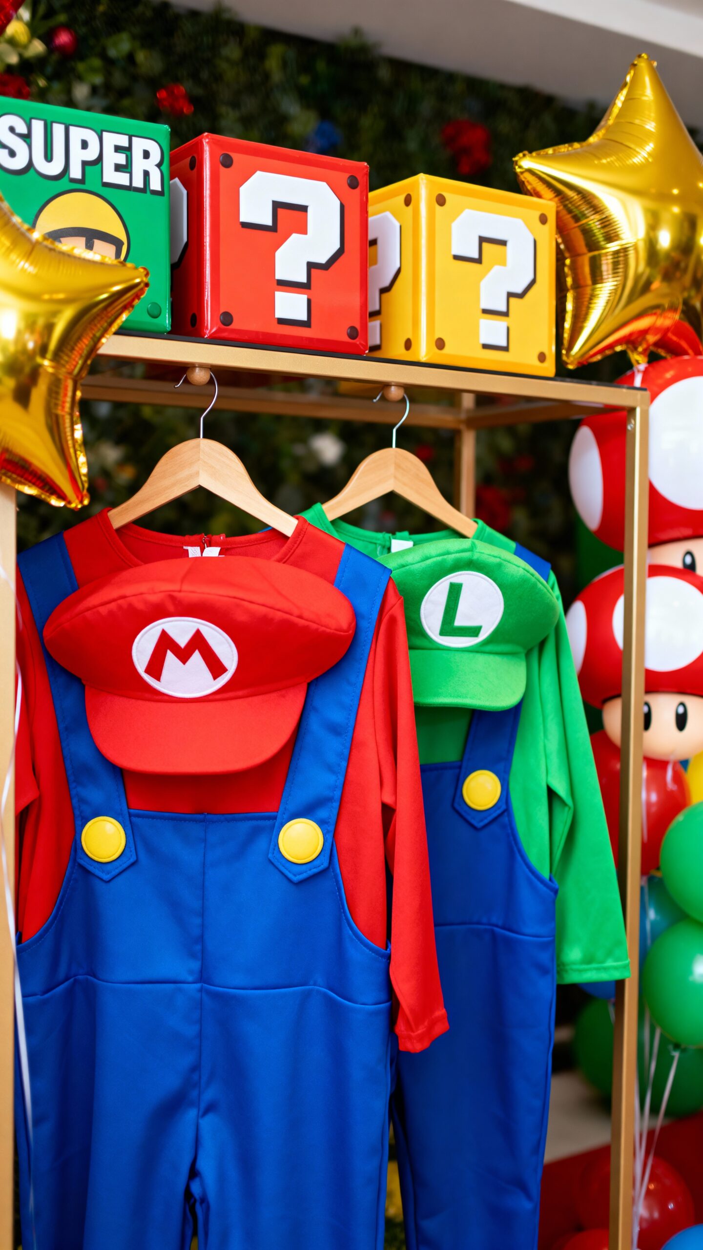 mario themed costume contest