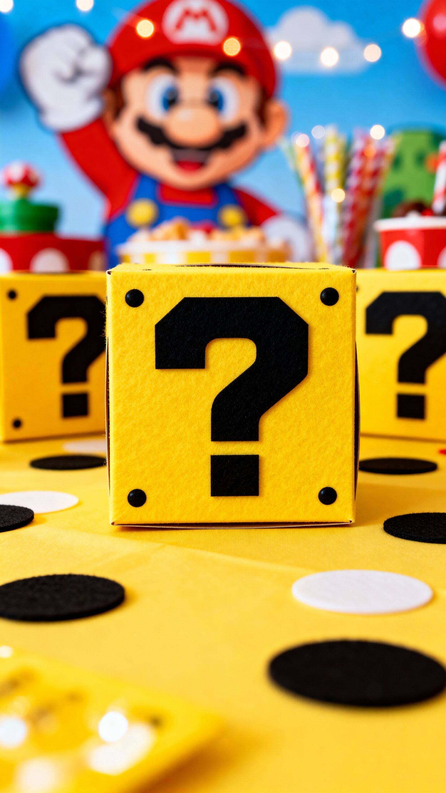 mario themed party favors