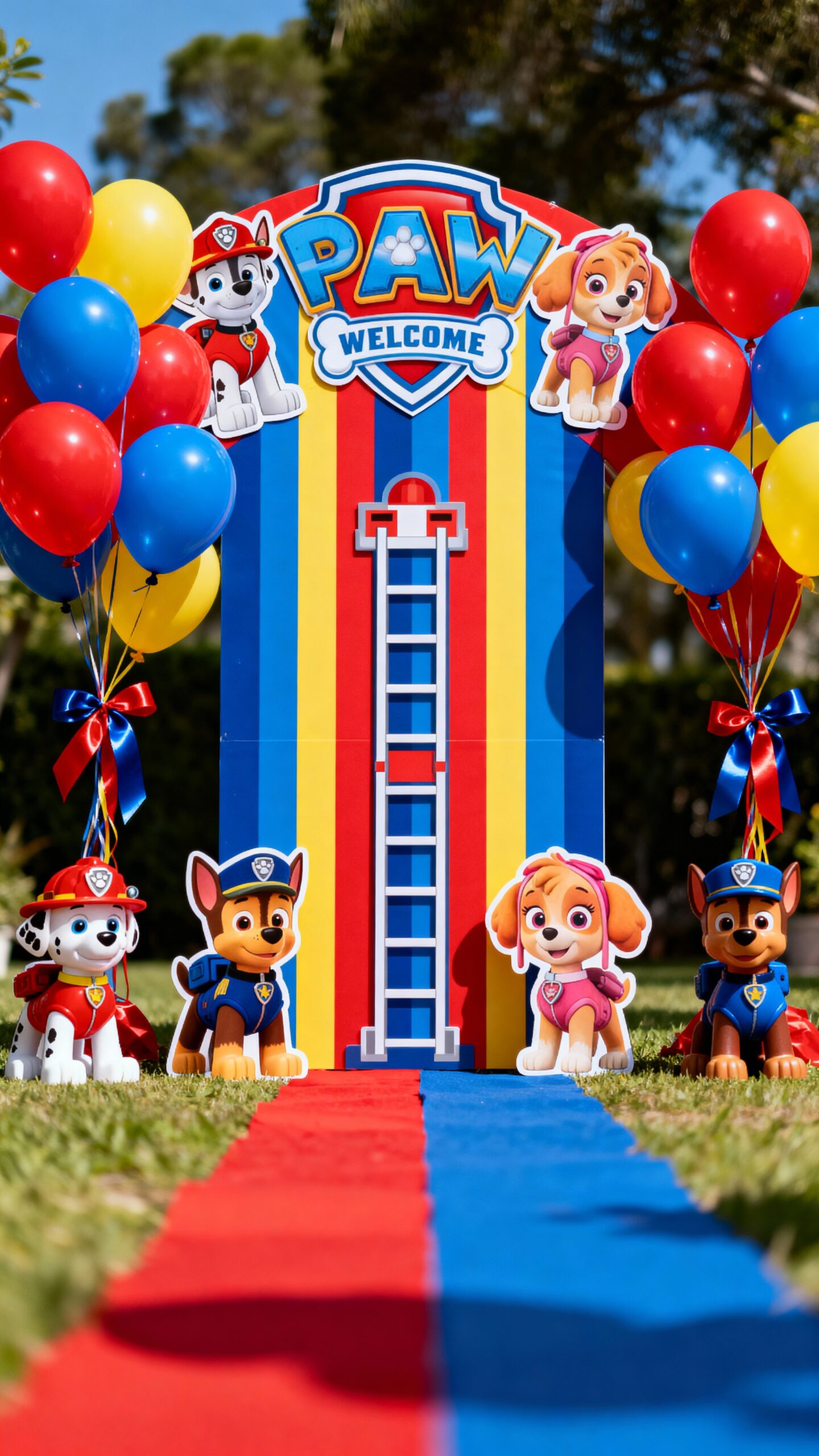 paw patrol welcome arch