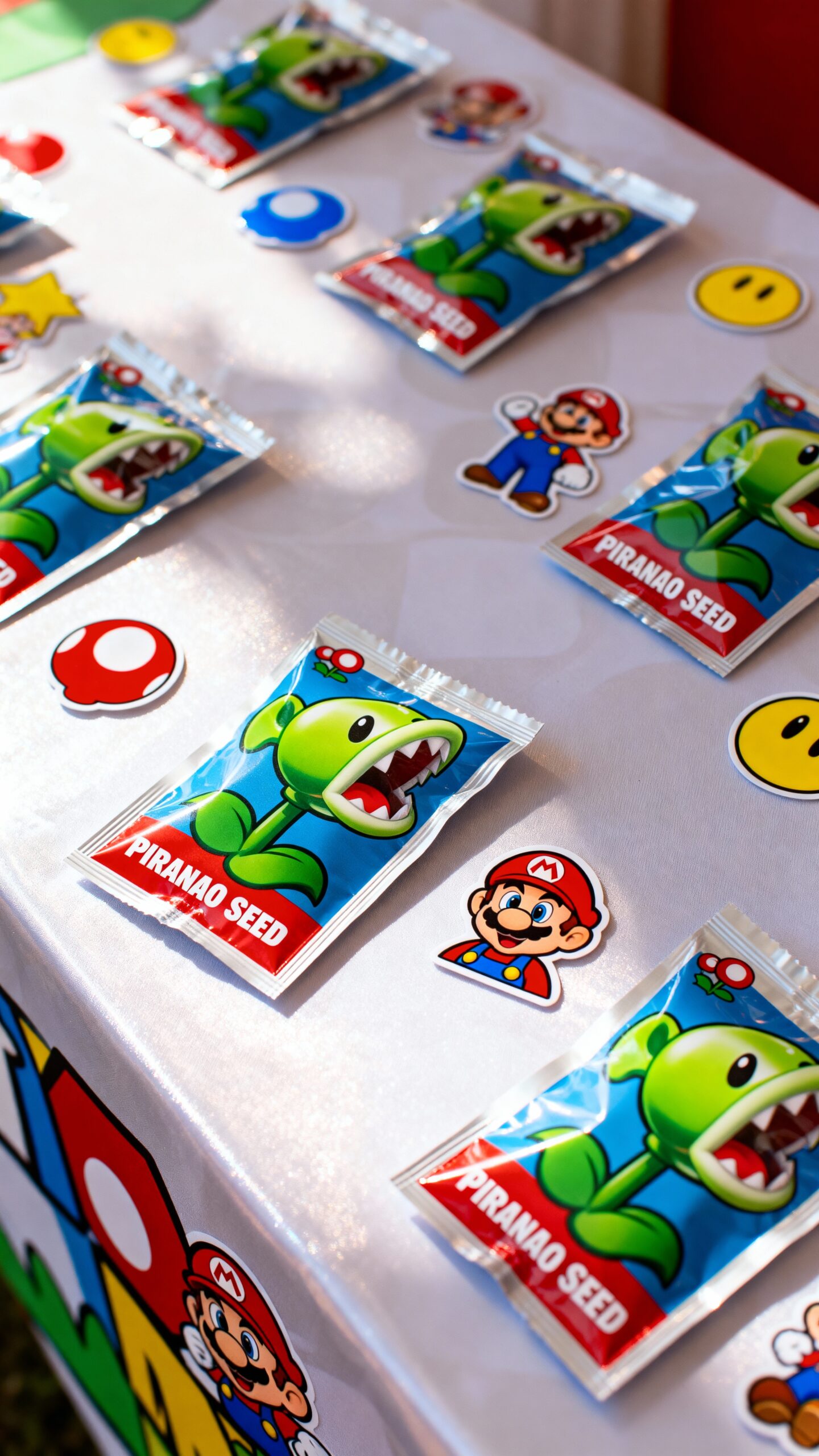 personalized mario themed party favors