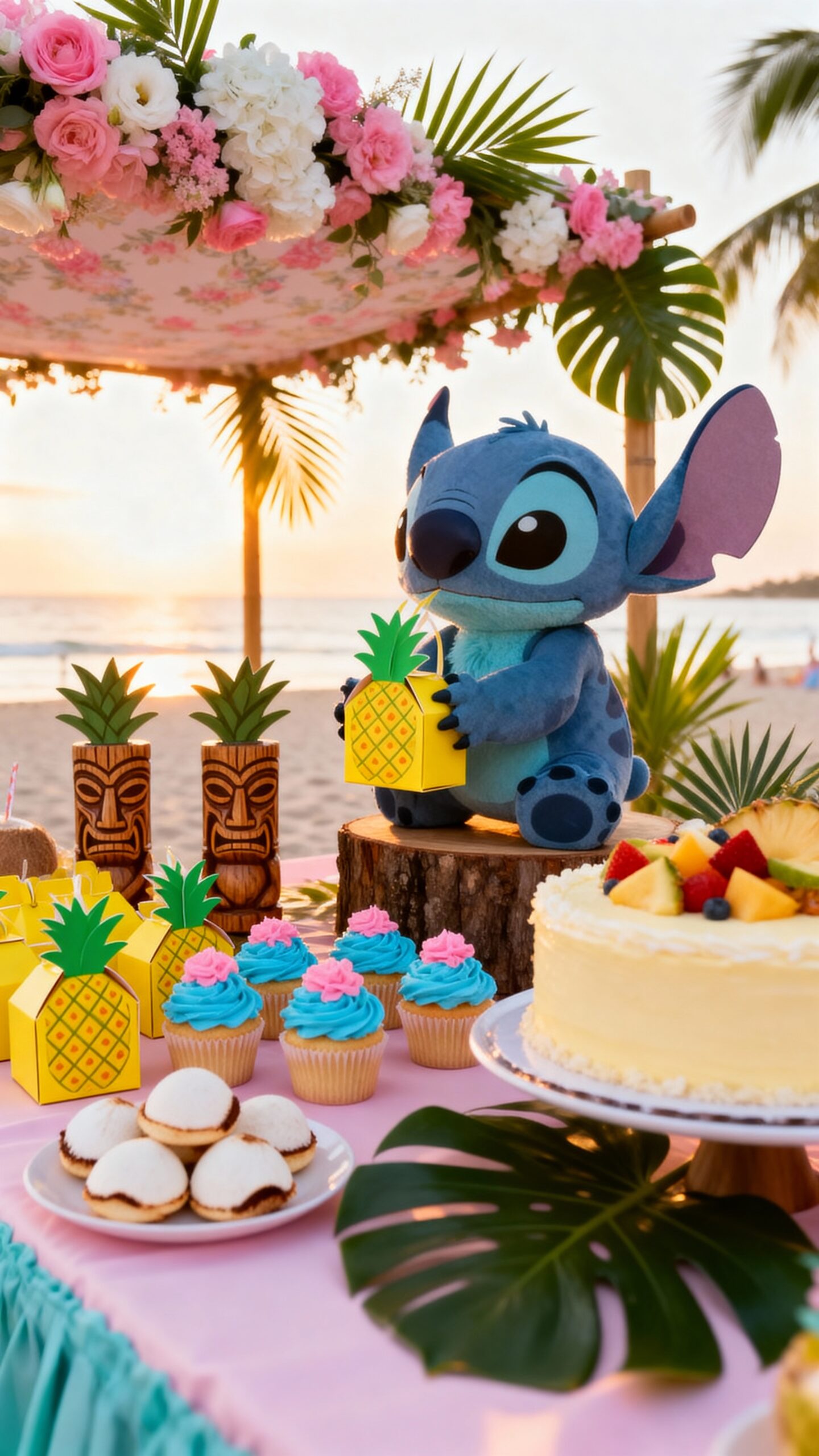 pineapple stitch favor boxes