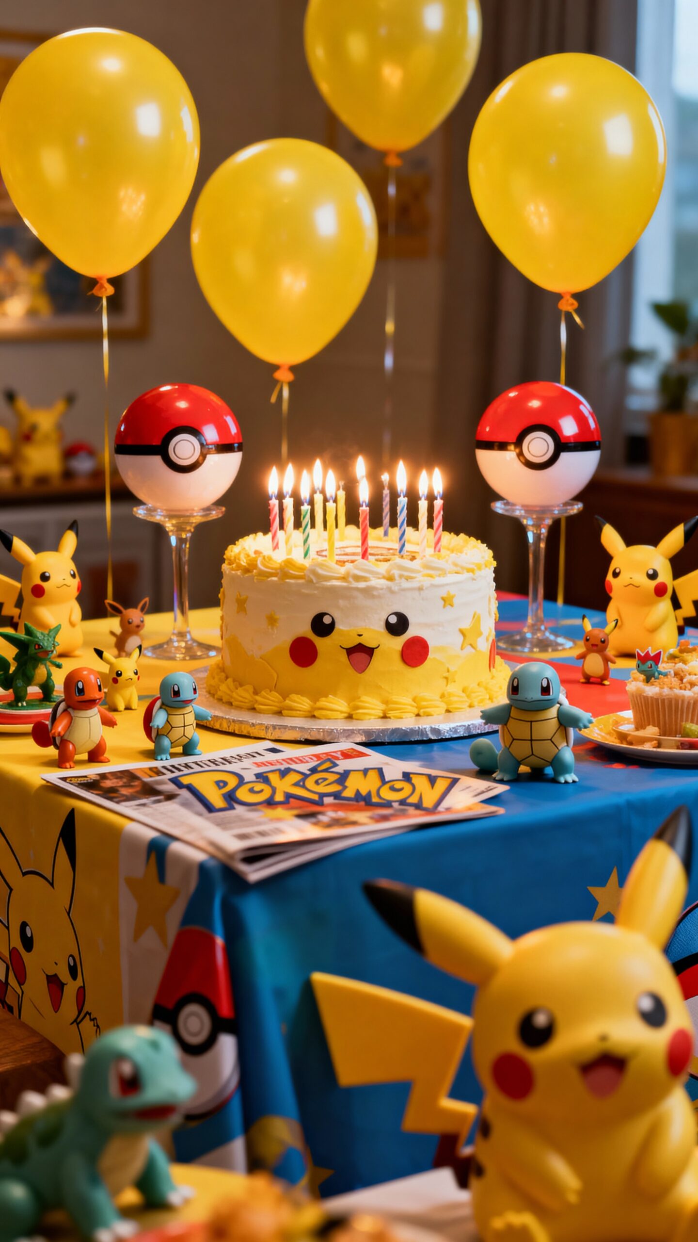 pokemon themed birthday party