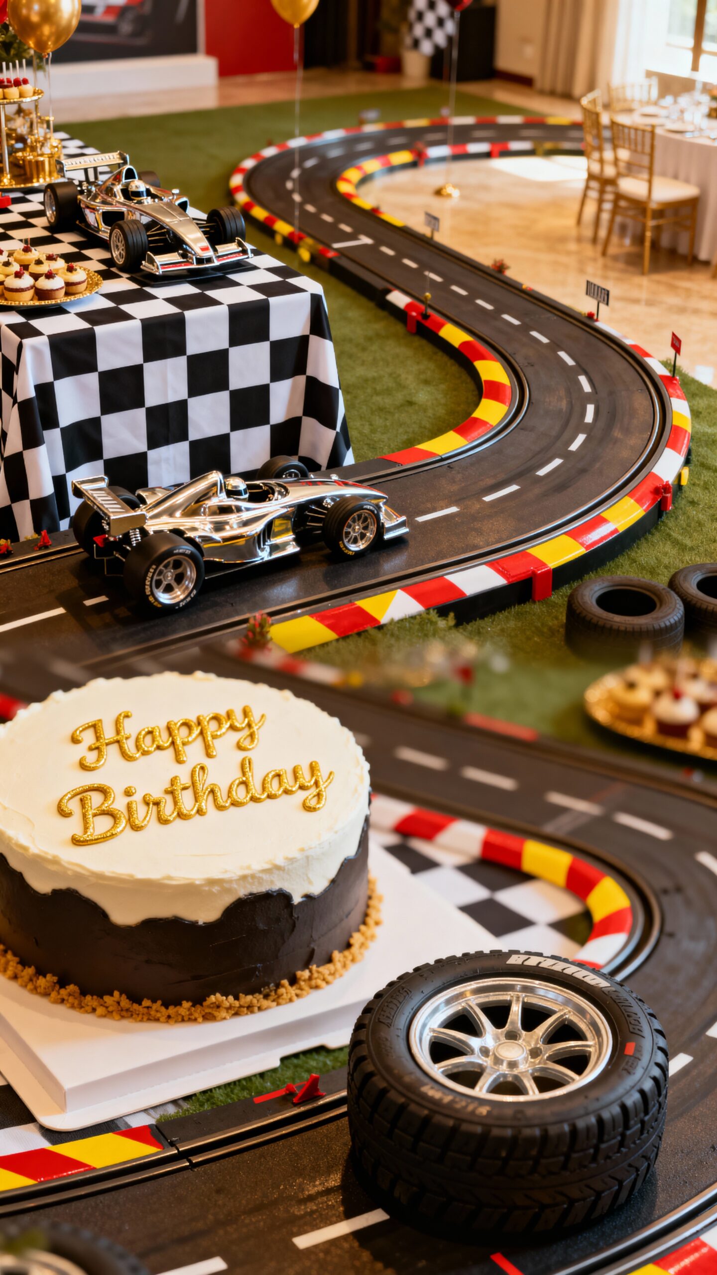 racing spectacle celebration