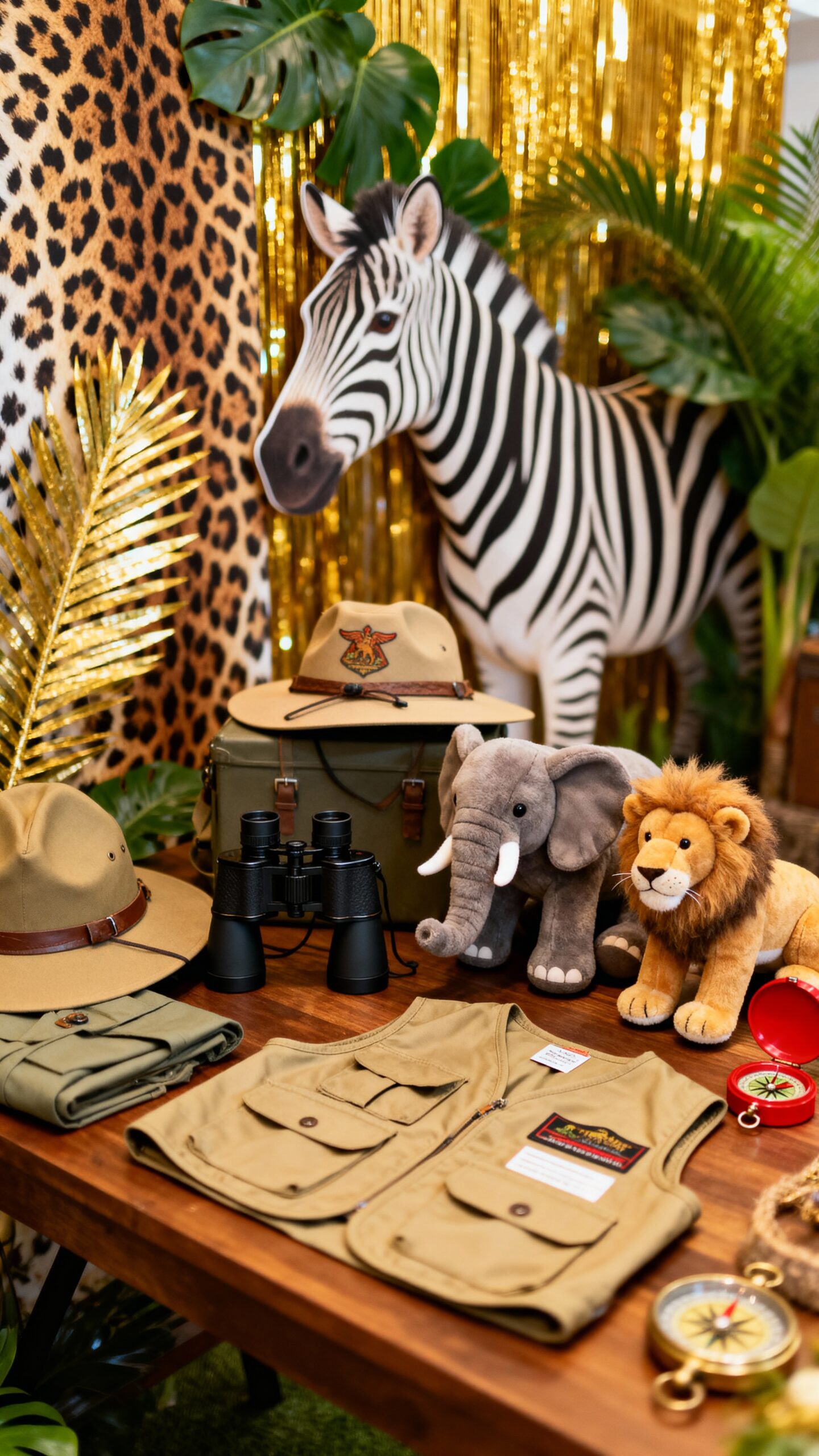 safari themed photo booth