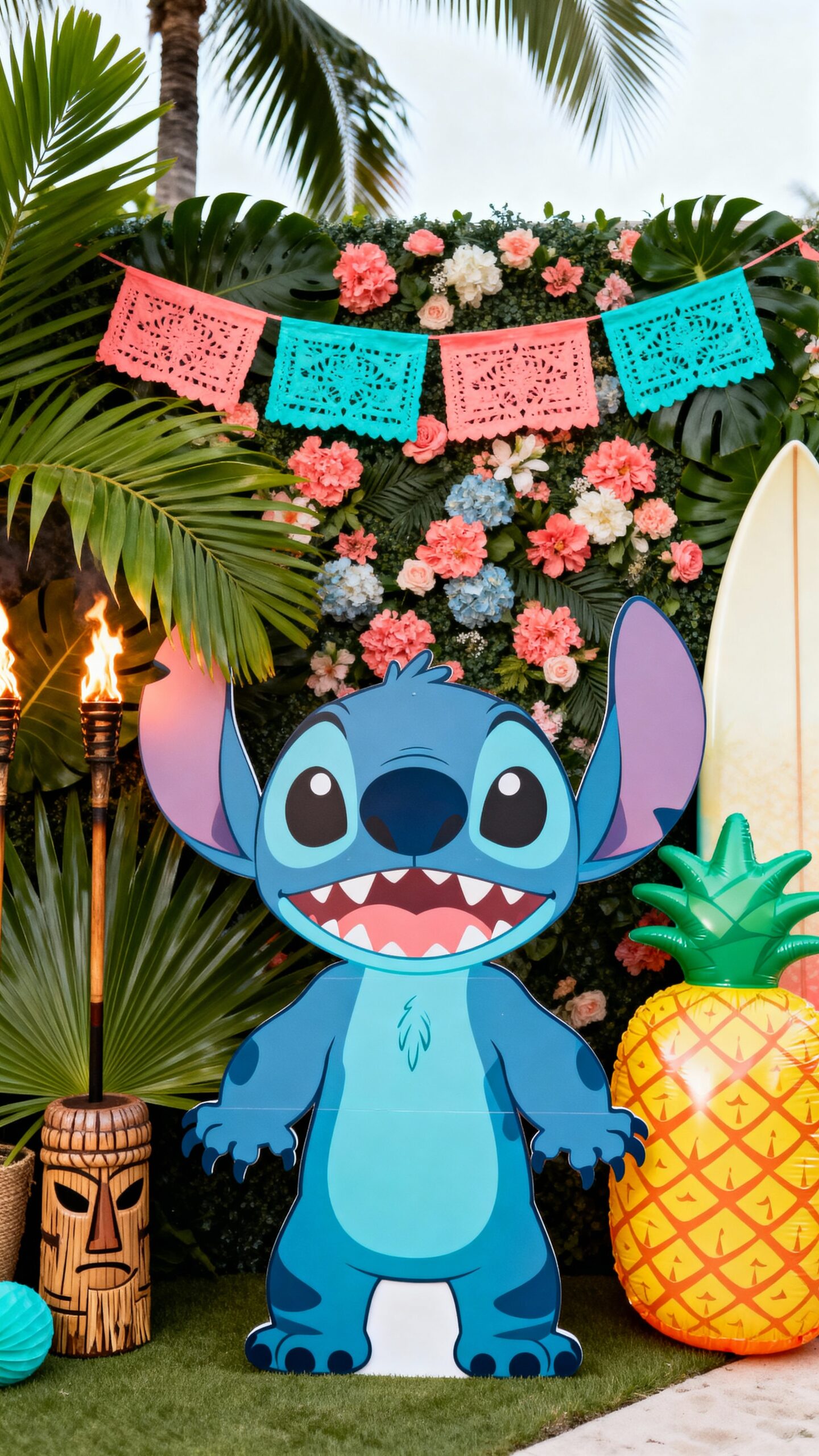 tropical stitch photo fun