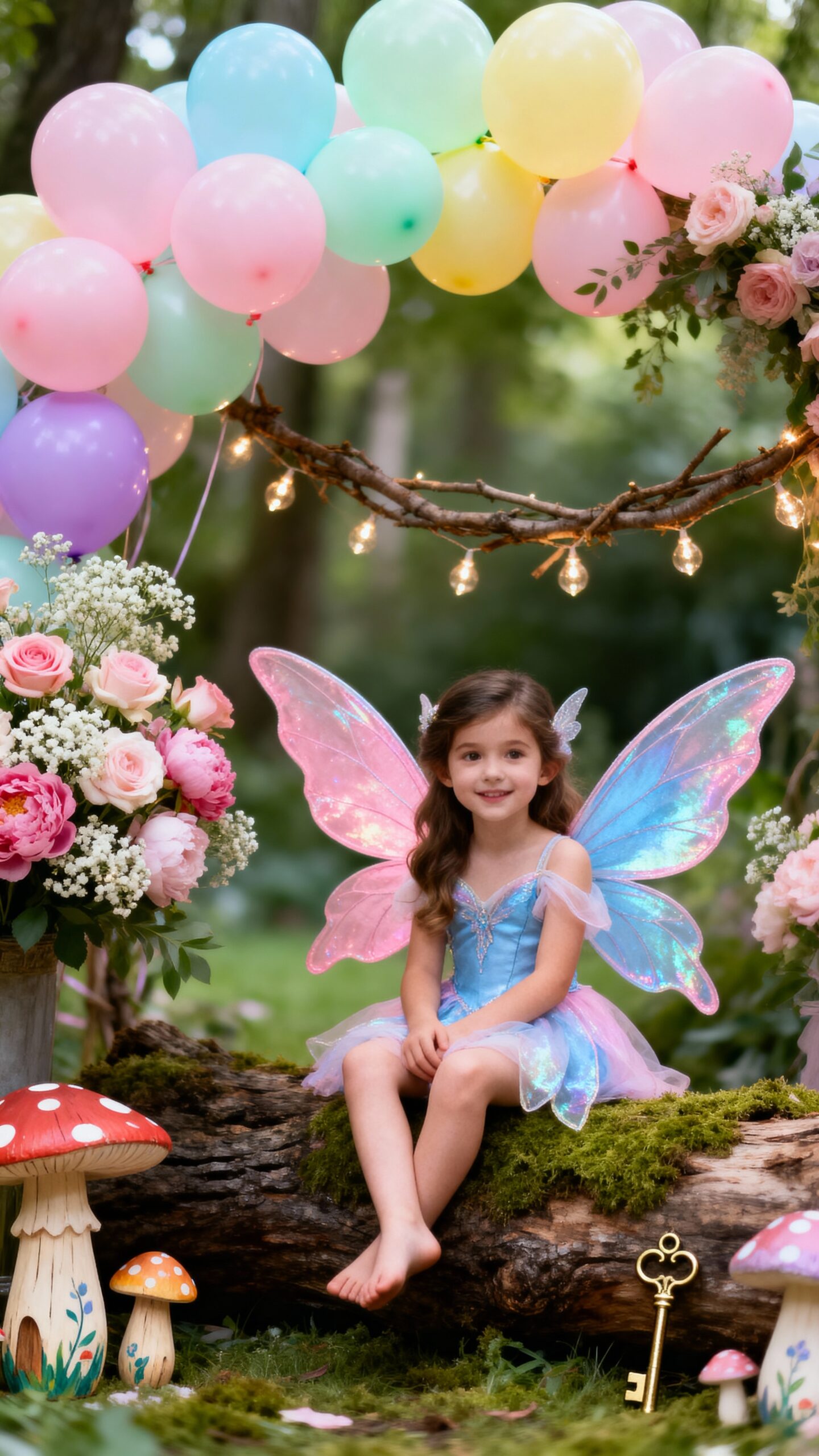 whimsical garden fairy birthday celebration