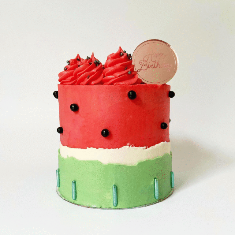 13 Refreshing Watermelon Birthday Cake Ideas to Celebrate Summer