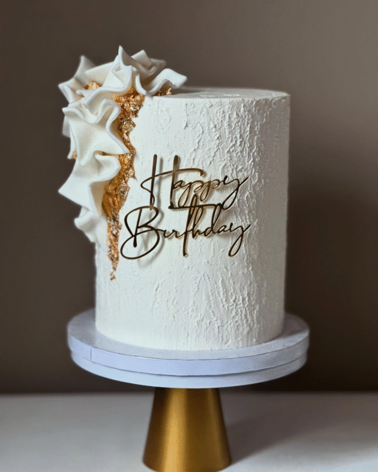 19 Timeless White Birthday Cake Ideas for Celebrations