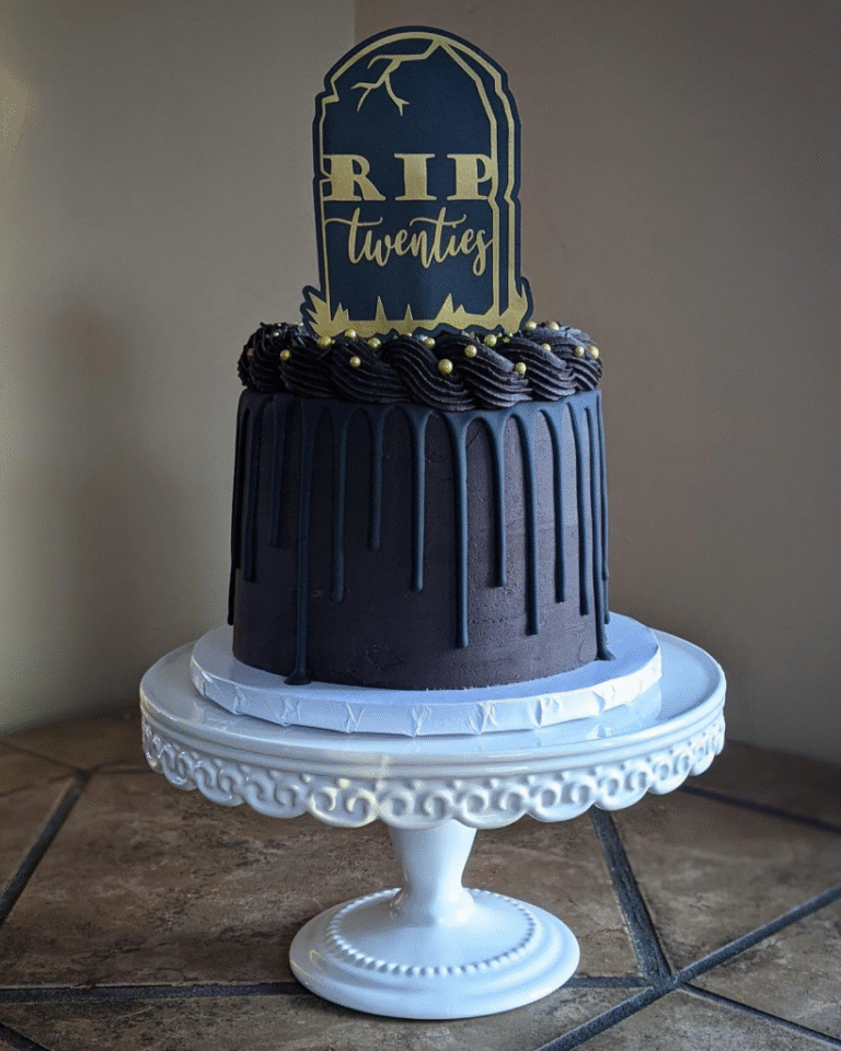 23 Dazzling Black Birthday Cake Ideas for Elegant Occasions