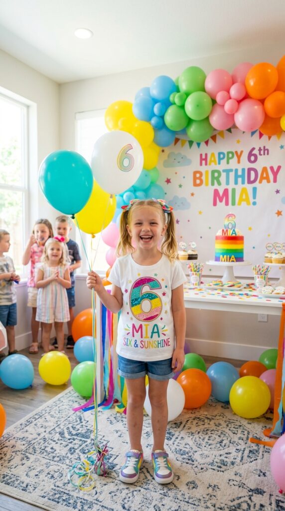 DIY birthday number construction shirt for kids
