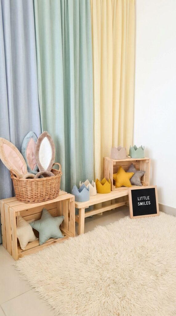 DIY photo booth for toddler Stranger Things party