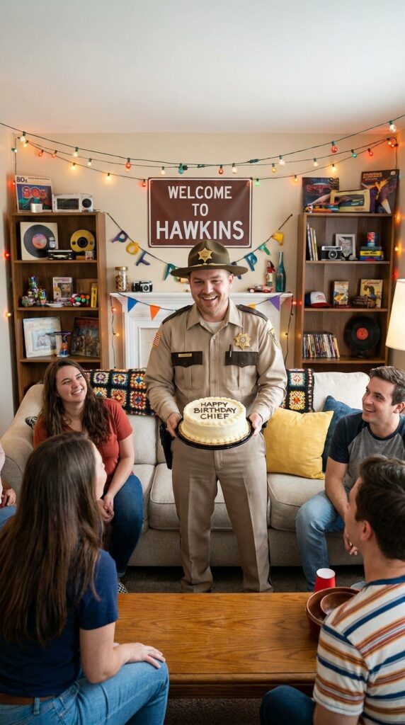 Hopper sheriff outfit with khaki uniform