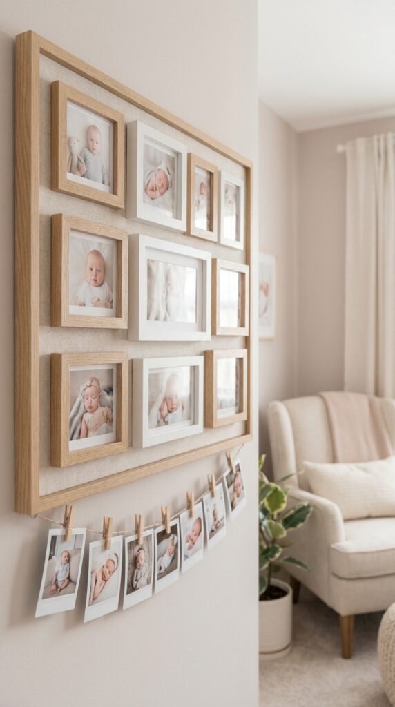 baby memory photo display birthday