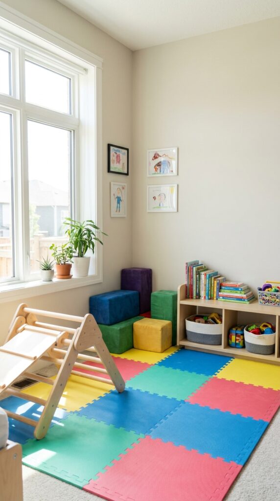 Kids play area Stranger Things theme