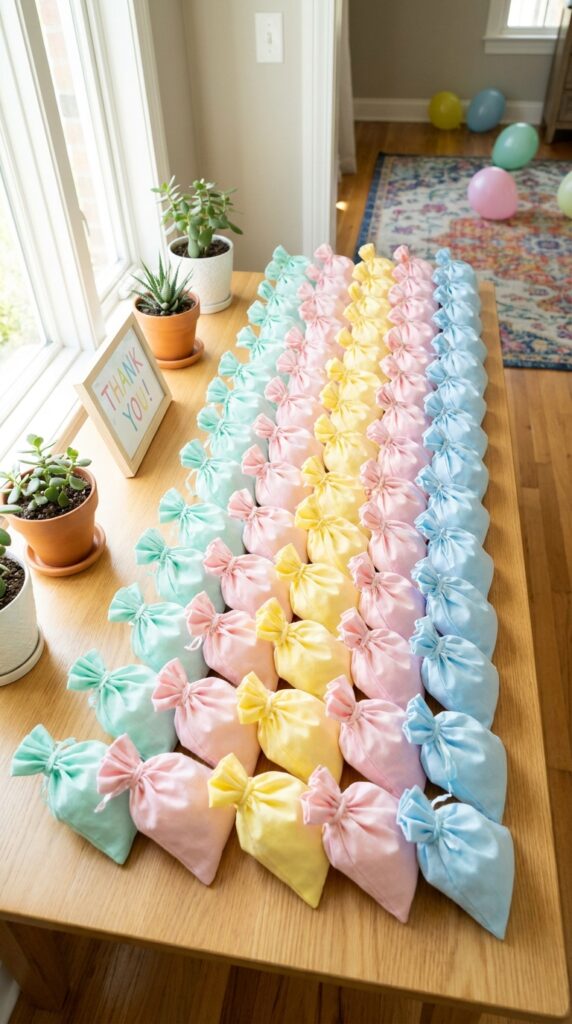 Party favor station for kids birthday
