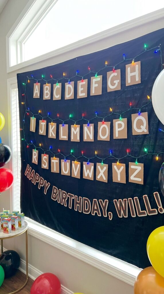 Stranger Things alphabet lights wall decoration