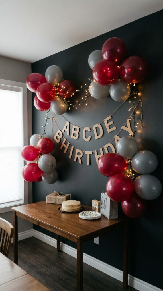Stranger Things upside down balloon wall party decoration