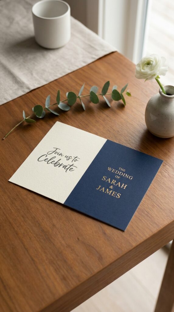Mirror design Stranger Things birthday invitation split between bright normal world and dark Upside Down dimension